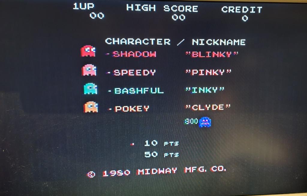 Space invaders on the screen